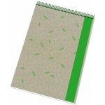 Papírny Brno Poznámkový blok Ecology A6 linkovaný, se spirálou 50 listů – Zboží Mobilmania