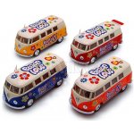 Kinsmart Autobus VW Peace and love na zpětné natažení Žlutá – Zboží Dáma