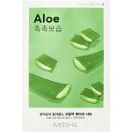 Missha Zklidňující plátýnková maska s aloe Airy Fit Sheet Mask Aloe - 19 g 1 ks – Zboží Dáma
