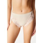 Cotonella Klasické kalhotky My Pizzo s vysokým pasem béžová – Zboží Dáma