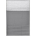 Greatstore Plisovaná okenní síť proti hmyzu se zástěnou hliník 80 x 120 cm – Sleviste.cz