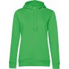 Dámská mikina B & C Collection dámská mikina s kapucí Inspire Hooded women apple green