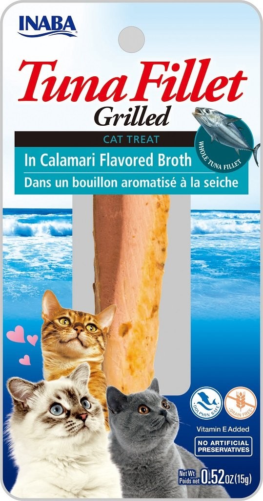 INABA Cat Grilled Tuna Fillet v chobotnicovém vývaru 15 g