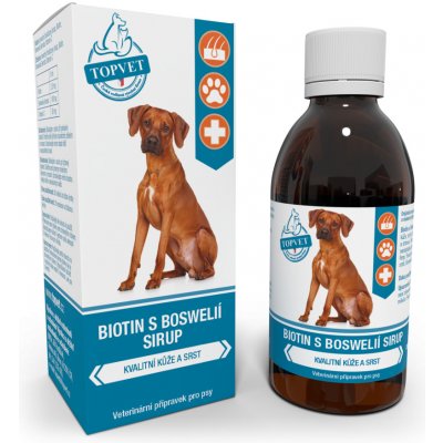Topvet Sirup biotin s boswelií 200 ml – Hledejceny.cz