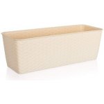 Nohel Garden Truhlík samozavlažovací NATURAL plastový 50x18x16 cm – Hledejceny.cz