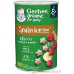 GERBER Organic křupky s malinami a banánem 35 g – Zbozi.Blesk.cz