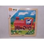 Viga puzzle mašinka 9 dílů – Zboží Mobilmania