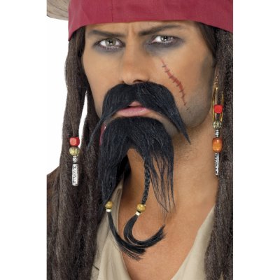 Knír a bradka pirát Jack Sparrow – Zboží Mobilmania