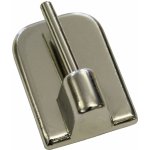 Gardinia Nalepovací háček pro vitrážní tyč, chrom, 4 ks, v. 11 mm – Hledejceny.cz
