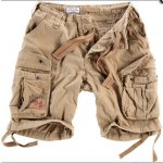 Šortky Surplus Airborne Vintage béžové – Zboží Dáma