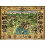 RAVENSBURGER Mapa Bradavic 1500 dílků – Zboží Dáma