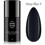 NANI Gel lak One Step Lux Navy Blue 5 ml – Zboží Mobilmania