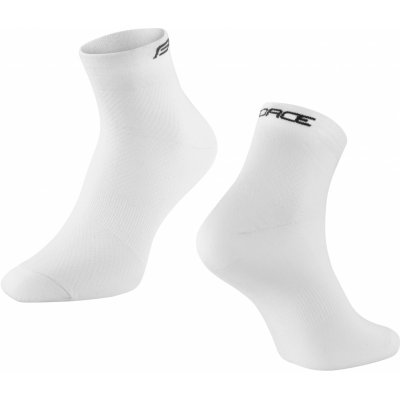 Force ponožky Mid bílá – Zboží Mobilmania