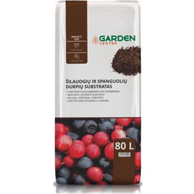 GARDEN CENTER brusinkový rašelinový 80 l – Hledejceny.cz