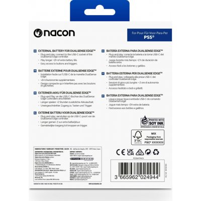 NACON PS5 přídavná baterie pro DualSense EDGE – Zboží Mobilmania