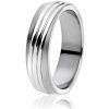 Prsteny MPM Snubní ocelový prsten z chirurgické oceli Wedding ring 5241B