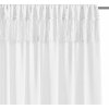 Záclona Ameliahome Záclona BAYA s ozdobnými střapci, 140x250 cm bílá Rozměr: 140x250
