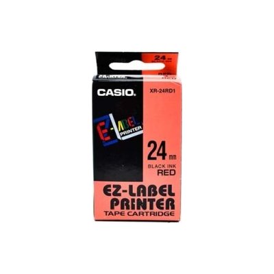 Casio páska do tiskárny štítků, Casio, XR-24RD1, originální – Hledejceny.cz