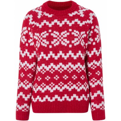esmara Dámský vánoční svetr červená – Zboží Dáma