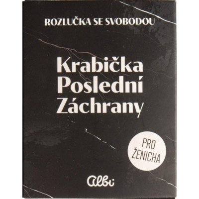 Krabička poslední záchrany Ženich – Hledejceny.cz