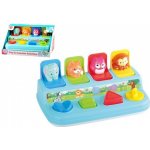 Teddies vkládačka vyskakovací zvířátka plast v krabici – Zboží Dáma