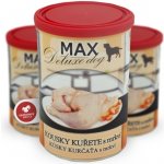 Max Deluxe Dog kousky kuřete s mrkví 400 g – Sleviste.cz