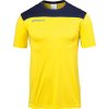 Fotbalový dres Uhlsport Offense 23 Poly shirt žlutá/tmavě modrá/modrá Junior