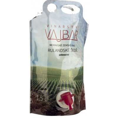 Vinařství Vajbar Rulandské šedé Bílé 12% 1,5 l (karton) – Hledejceny.cz