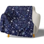 TipTrade Mikroplyšová deka Ledové Vločky 150x200 – Hledejceny.cz