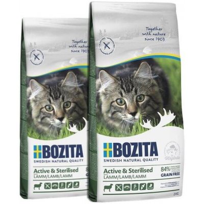 Bozita Active & Sterilised Grain Free Lamb 2 x 2 kg