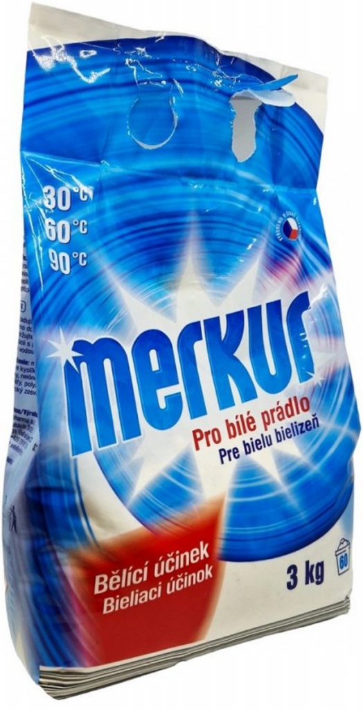 Merkur prací prostředek na bílé prádlo 60 PD 3 kg