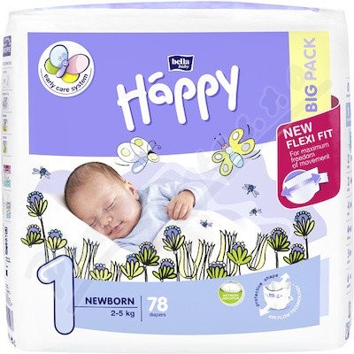 TORUNSKE ZAKLADY MATERIALOW OPATRUNKOVYCH S.A. Happy Newborn 78 ks – Hledejceny.cz