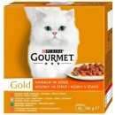 Gourmet Gold Cat kousky se zeleninou ve šťávě 8 x 85 g