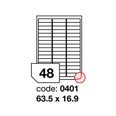 Rayfilm R0100.0401A samolepící 63,5x16,9mm bílé 100 listů – Sleviste.cz