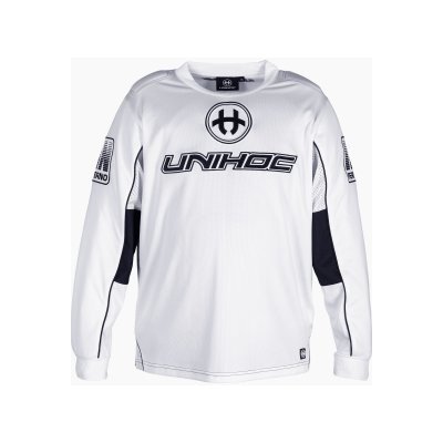 Unihoc Goalie Sweater Inferno All White – Hledejceny.cz