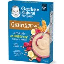 Gerber Natural Mléčná kaše pšenično ovesná malina a banán 220 g