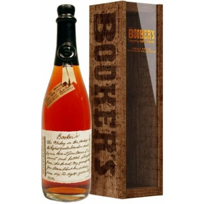 Booker´s Bourbon 7y 63,95% 0,7 l (dřevěná kazeta) – Hledejceny.cz