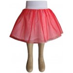 Tylová sukně červená/bílá – Zboží Dáma