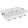 Úložný box KIS W BOX UNDERBED XL 55L 79x58x16,5cm transparent/světle šedá