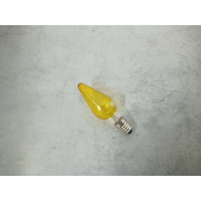 DANAPO Vánoční žárovky náhradní svíčky kapky FELICIA 14V 0,1 A E10 barevné Varianta: žlutá 14V – Sleviste.cz
