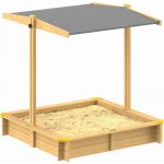 Spielwerk Pískoviště Fritzi se stříškou 140x140x120cm – Hledejceny.cz