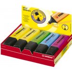 Stabilo Boss Original 70/10-1 žlutá, zelená, růžová, modrá 10 ks – Hledejceny.cz