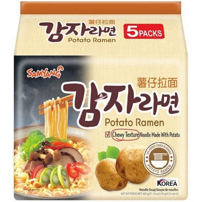 Samyang Instantní nudle Ramen Potato 5 x 120 g – Zboží Dáma