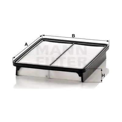 MANN FILTER Vzduchový filtr C 28 010 – Hledejceny.cz