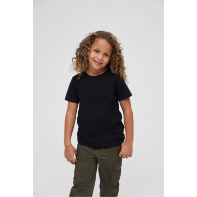 Brandit tričko dětské kids t shirt černé – Sleviste.cz