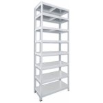 Biedrax Regál 45 x 75 x 210 cm 8 polic – HobbyKompas.cz