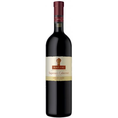 Marani Saperavi Cabernet gruzínské červené suché 2021 13,5% 0,75 l (holá láhev)