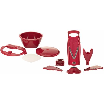 V-KRÁJEČ BÖRNER ORIGINAL V5 POWERLINE PROFI SET S MULTIMAKEREM Barva: Červená – Zboží Dáma