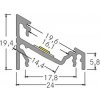 Profil na LED pásek Brumberg 53911070