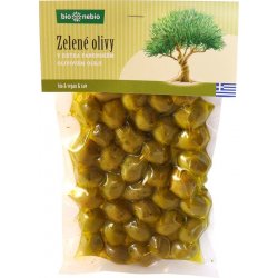 Bio Nebio Zelené olivy v extra panenském olivovém oleji BIO 250 g